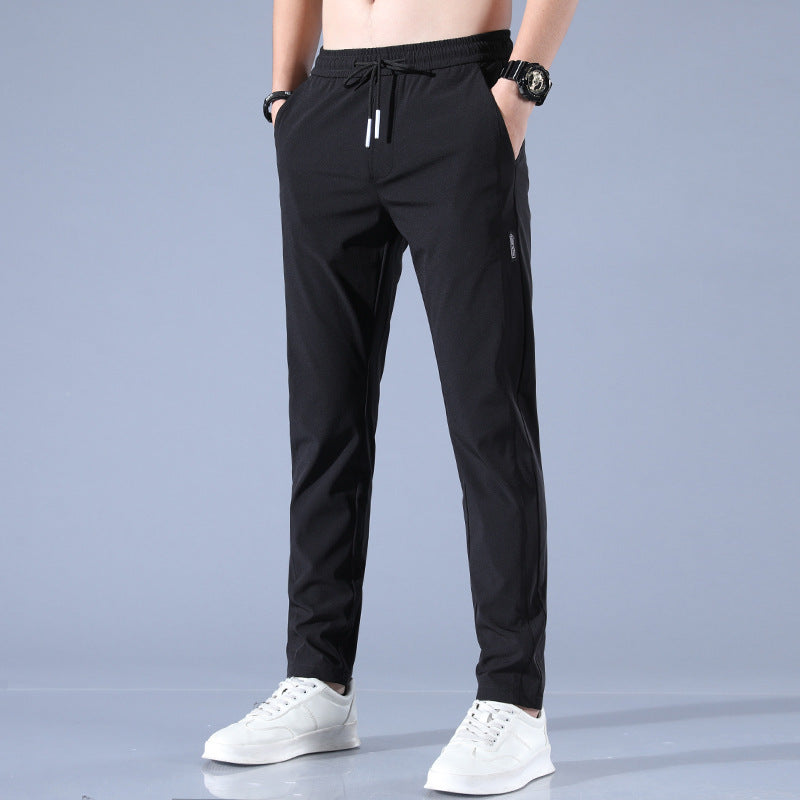 Herren Golfhose Luxus Elegant Schwarz
