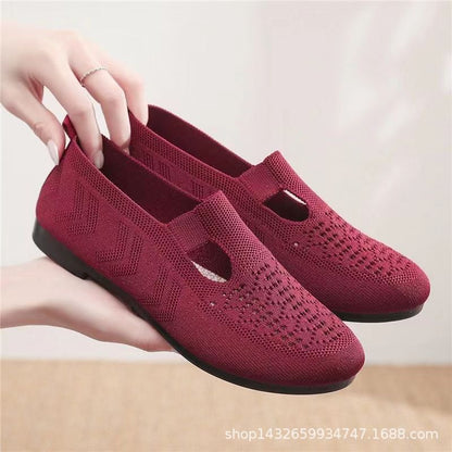 Ballerinas Damen Bequem Atmungsaktiv Komfort Schuhe