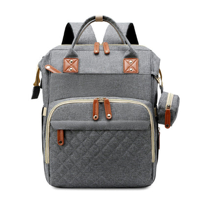 Praktischer 2in1 Babyrucksack mit Wickelbett