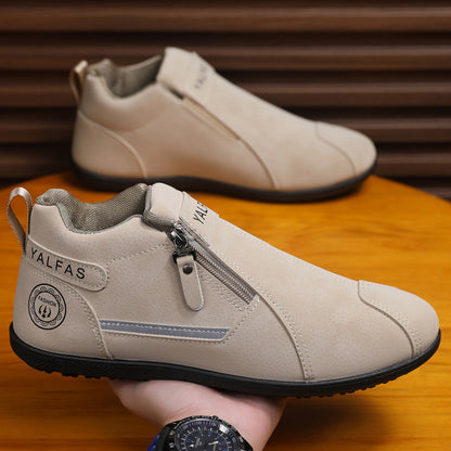 Damen Stiefeletten Bequem Elegante Reißverschluss Schuhe