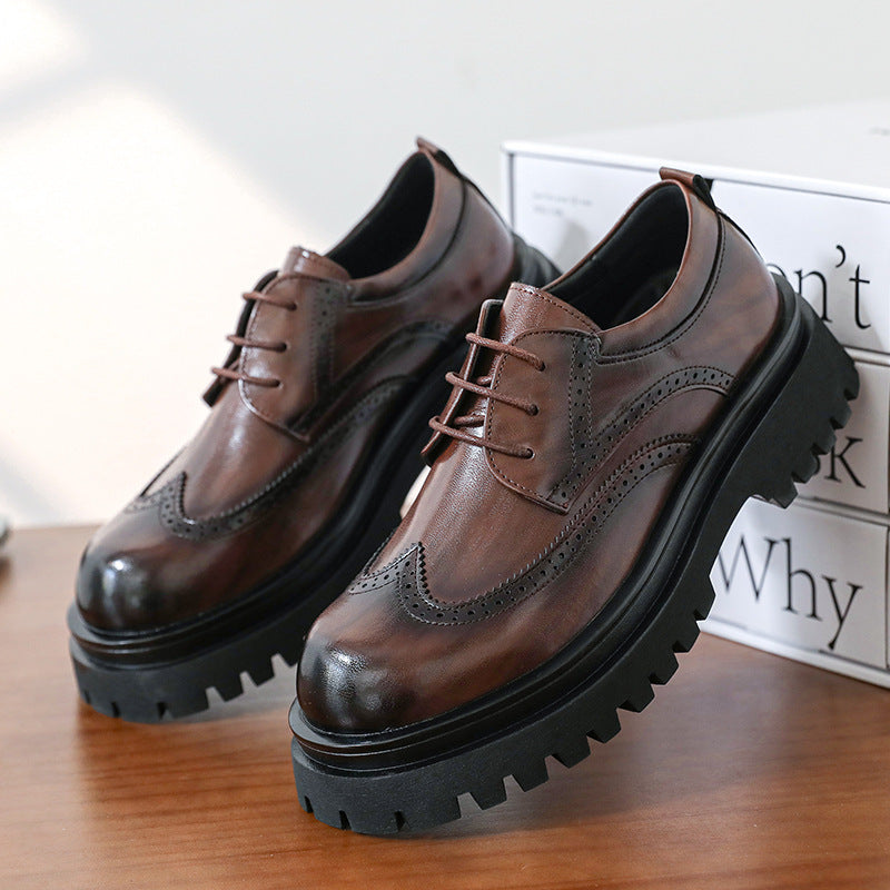 Damen Schnürschuhe Elegant Robust Gummisohle - BerlinGlamour
