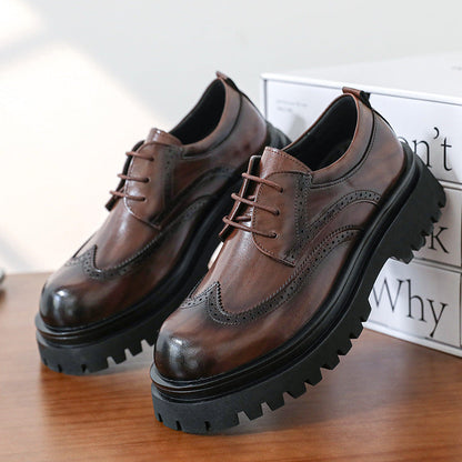 Damen Schnürschuhe Elegant Robust Gummisohle - BerlinGlamour