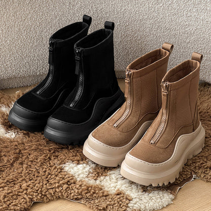 Damen Winterstiefel Warm Fütterung Rutschfest