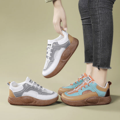 Damen Sneaker Retro Sportlich Atmungsaktiv Rutschfest - BerlinGlamour