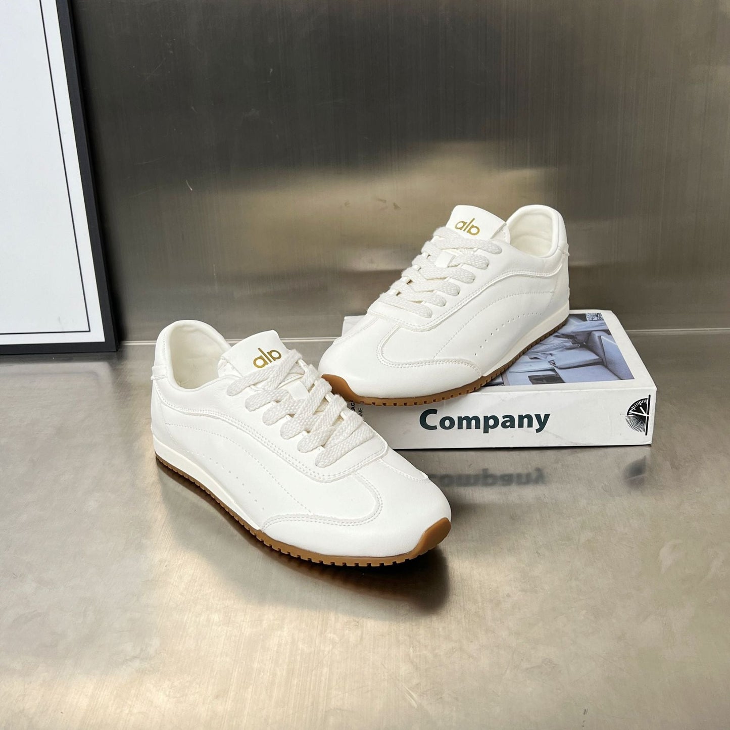 Damen Sneaker Sportlich atmungsaktiv Schwarz