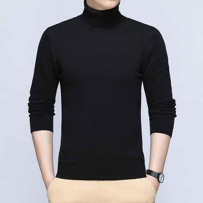 Herren Rollkragenpullover Baumwolle Atmungsaktiv Eleganz