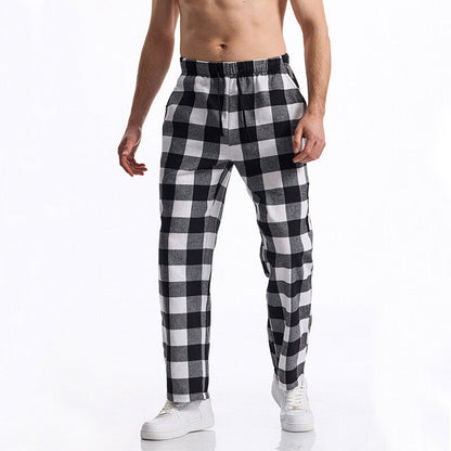 Herren Pyjamahose Weich Flanell Warm Bequem
