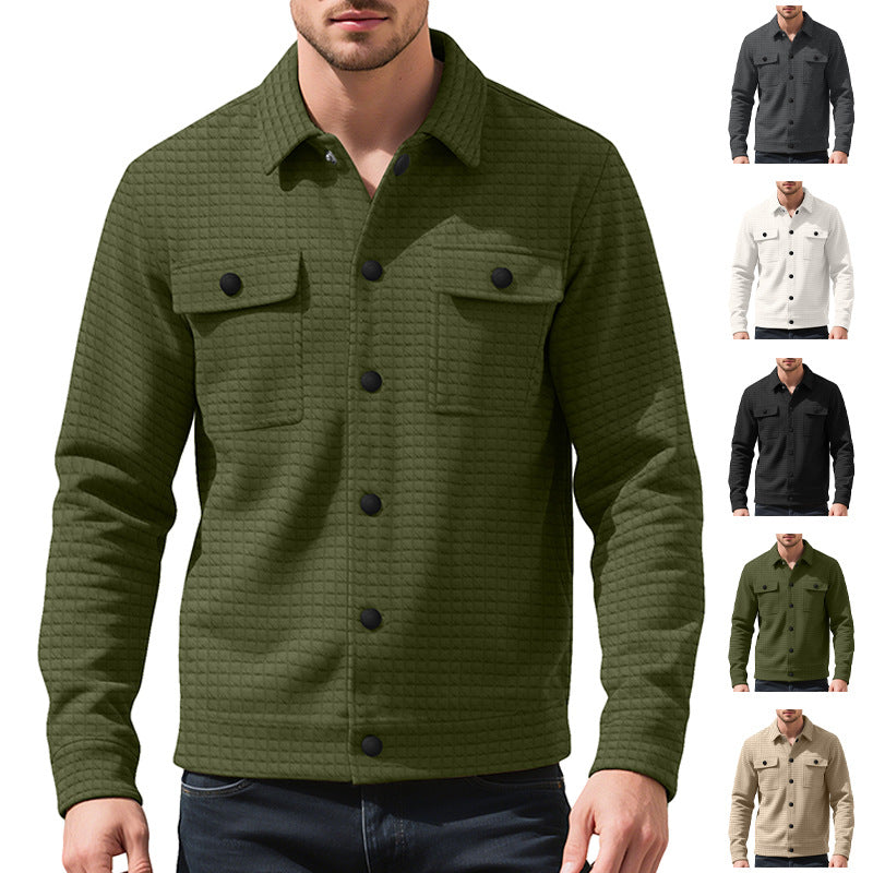 Herren Karo-Jacke Lässig Mit 2-Taschen Modern - BerlinGlamour