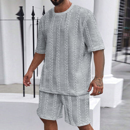 Herren Strickset Lässig Bequem Sommer