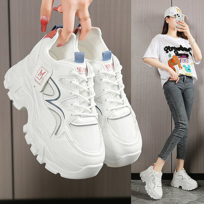 Damen Sneaker Chunky atmungsaktiv Trendsohle