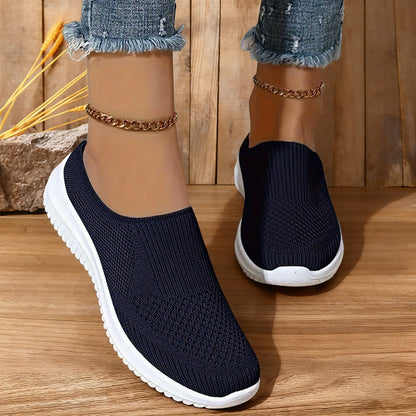 Damen Sneaker Sportlich Slip-On bequem