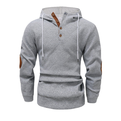 Herren Kapuzenpullover Sportlich Modern Strukturdesign