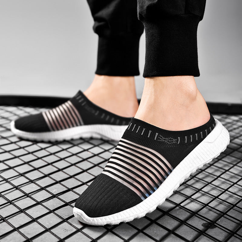 Damen Sneaker Bequem Atmungsaktiv Slip-OnSchuhe - BerlinGlamour