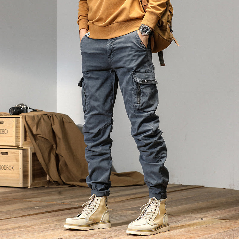 Herren Cargo-Hose Robust Vieltaschig Outdoor Stil