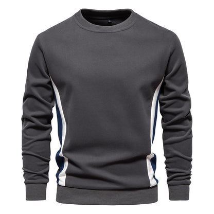 Herren Sweatshirt Moderne Farbblockoptik Casual