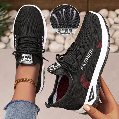 Damen Sport Sneaker Atmungsaktiv Bequem Laufschuhe