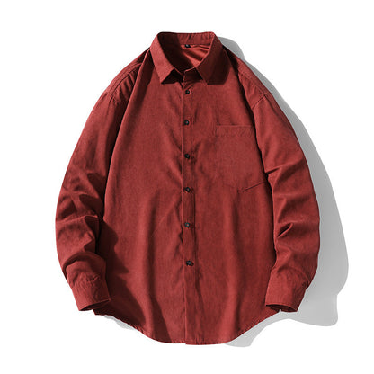 Herren Hemdbluse Robustes Baumwollhemd Lässig Modern