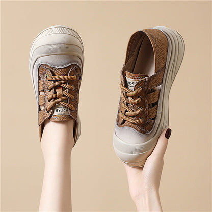 Damen Plateausneaker Atmungsaktiv Sportlich Modisch - BerlinGlamour
