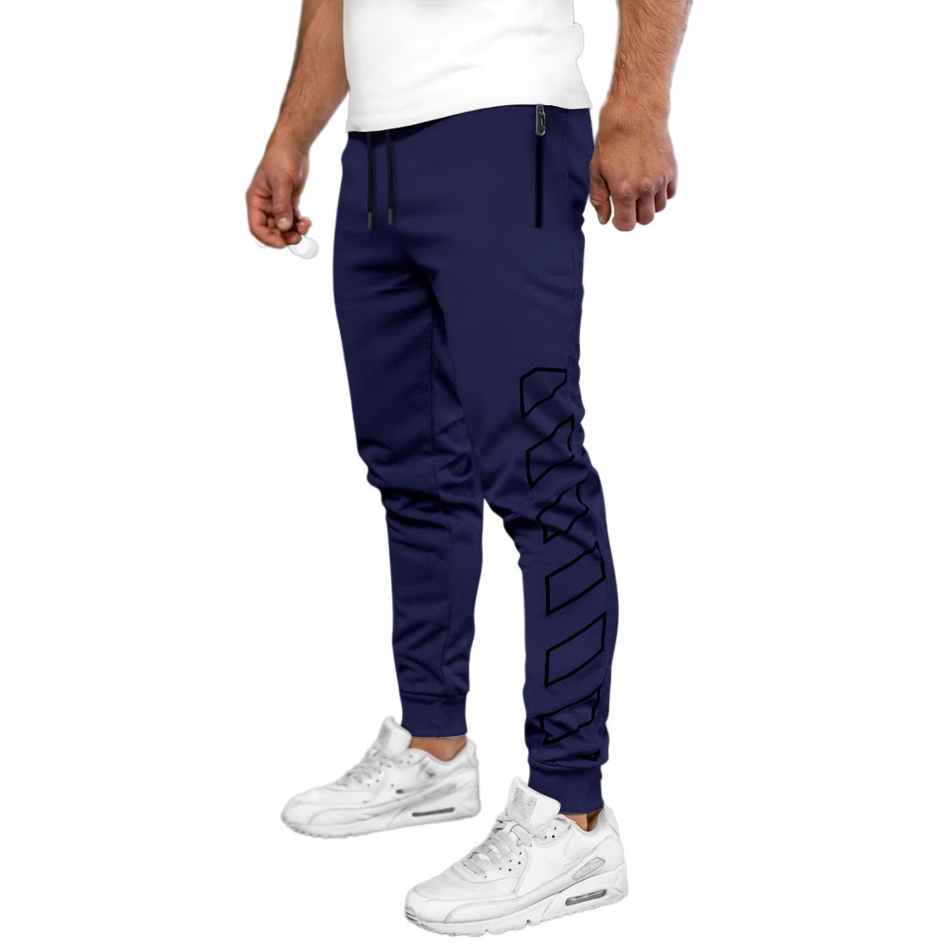 Herren Jogginghose Sportlich Grafitdesign Cool