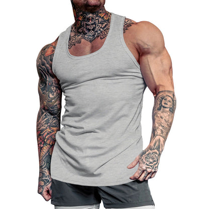 Herren Fitness Tanktop Sportlich Funktionell