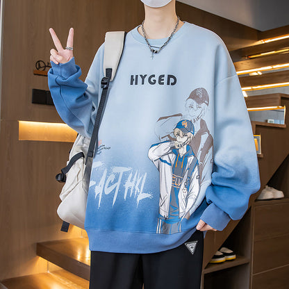 Unisex Sweatshirt Oversized Grafikdruck Berlin Style