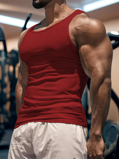 Herren Tanktop Sportlich Atmungsaktiv Funktionsshirt