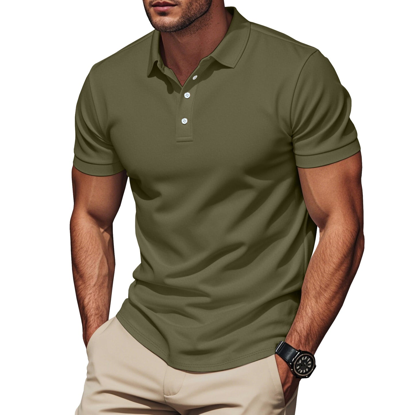 Herren Poloshirt Moderne atmungsaktive Funktion