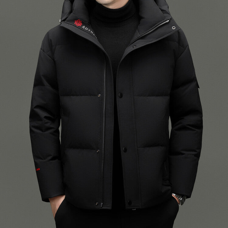 Herren Winterjacke Warm Isoliert Wattierte Parka