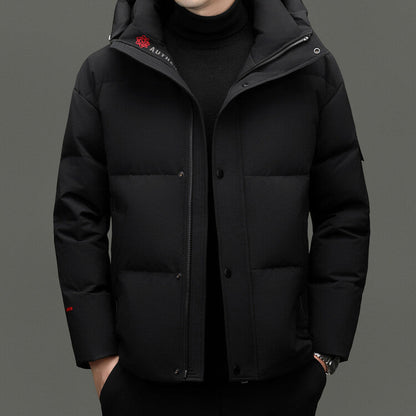 Herren Winterjacke Warm Isoliert Wattierte Parka