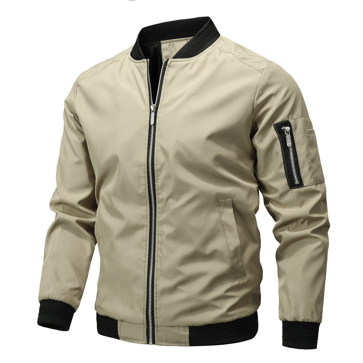 Leichte Bomberjacke Urban Style Schwarz - BerlinGlamour