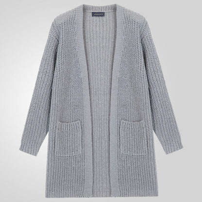 Herren Strickcardigan Groß Größe Tiefes V modernes Design - BerlinGlamour