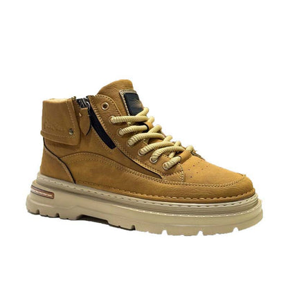 Damen Schnürboots Bequem Laufsohle Modisch