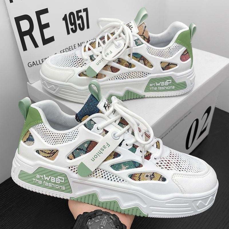 Damen Sneaker Atmungsaktiv Mesh Oberfläche Bequem