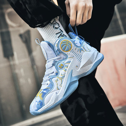 Damen Basketball-Sneaker Leicht Atmungsaktiv Rutschfest