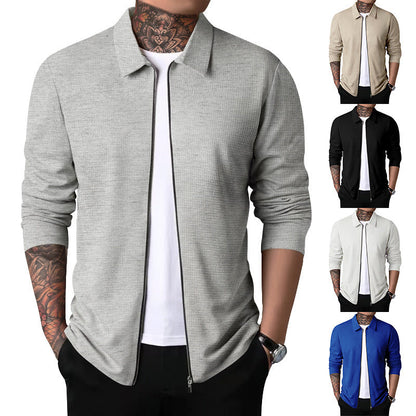 Moderner Herren Zip-Pullover Leicht Elegant - BerlinGlamour