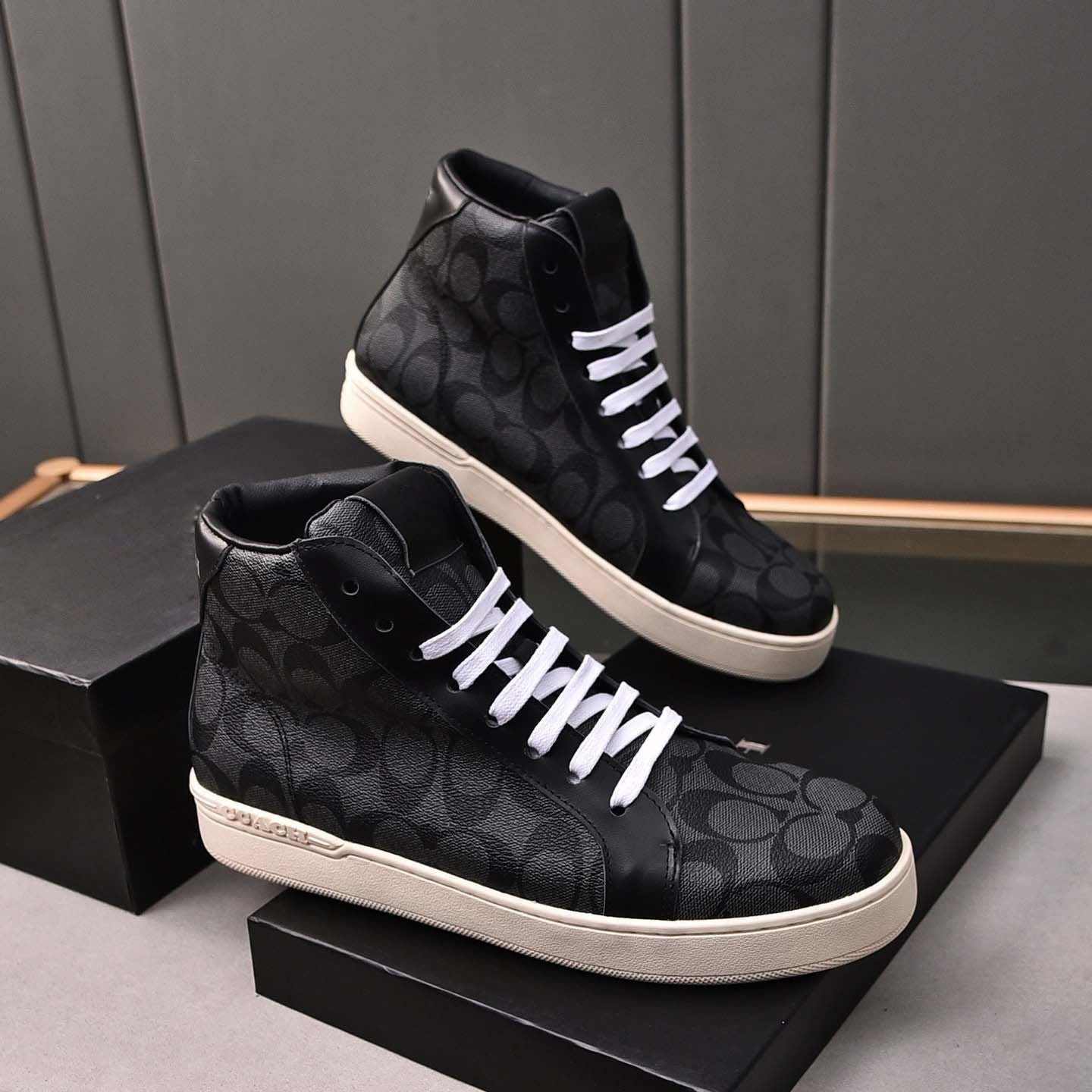 Damen Sneaker High-Top Sportlich Moderne Schuhe - BerlinGlamour