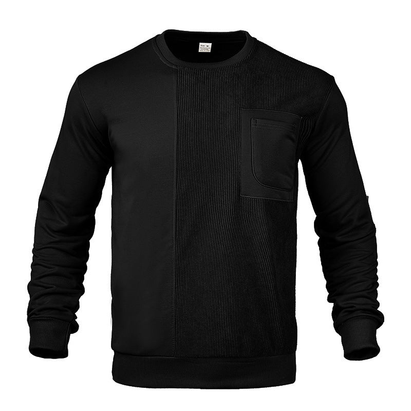 Herren Sweatshirt Bequem Stylisch Mit Tasche Modern