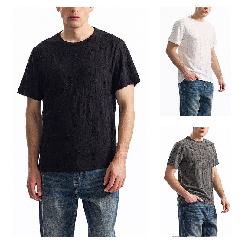 Herren T-Shirt Vintage Look Modern Strukturdesign Berlin