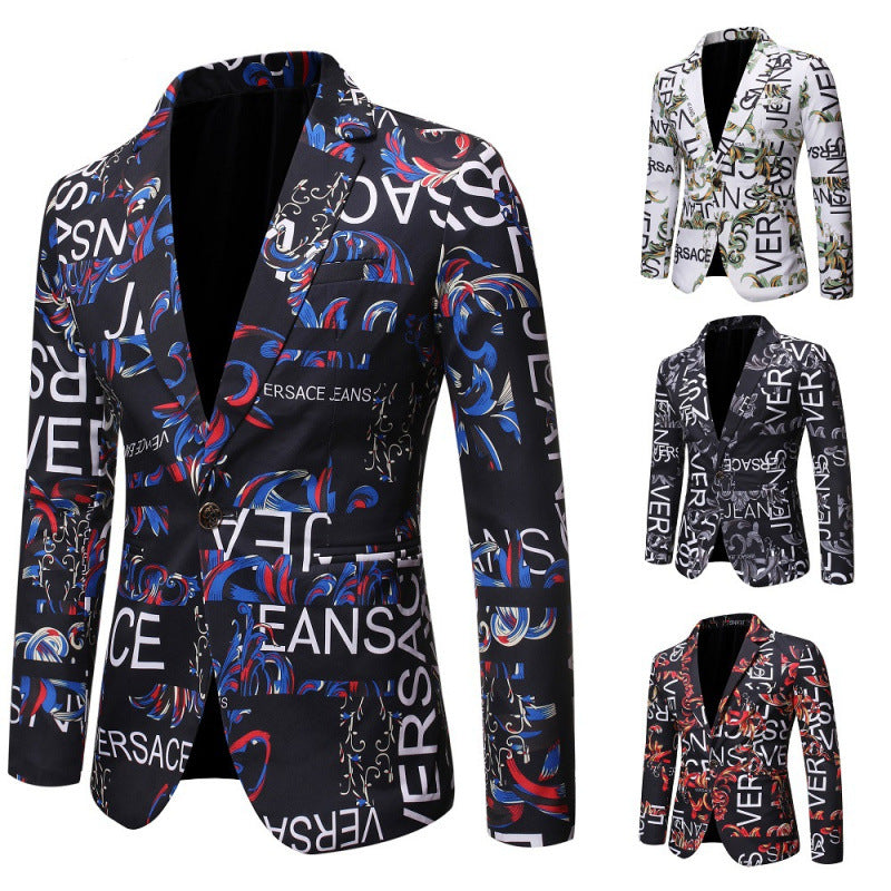 Herren Blazer Modern Berlin Style Schriftzug