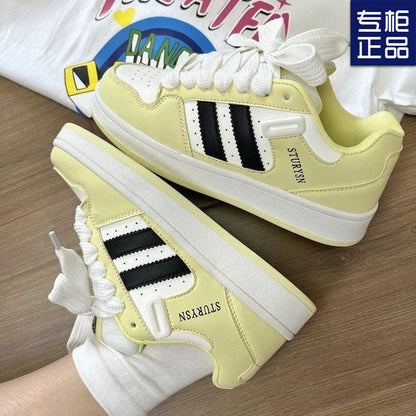Damen Sneaker Retro Plimsolls mit Polsterung und Stylishem Design