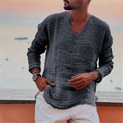 Leinenpullover Herren Leicht Sommer