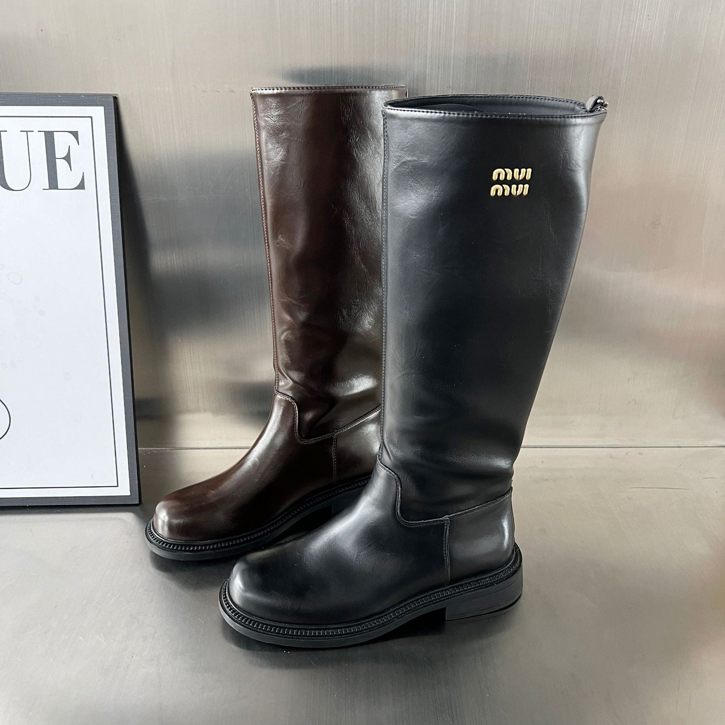 Damen Lederstiefel Bequem Robust Winterstiefel Schuhe