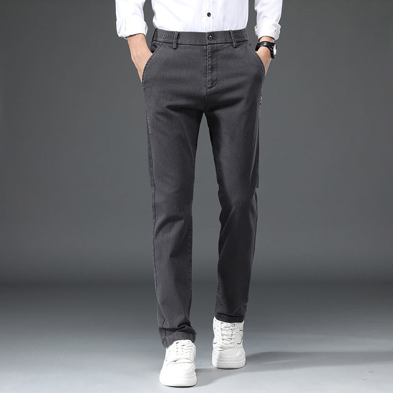 Herren Slim Fit Freizeithose Elegant Modern - BerlinGlamour