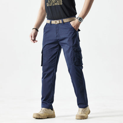 Herren Cargohose atmungsaktiv mit Taschen Bequem Sportlich