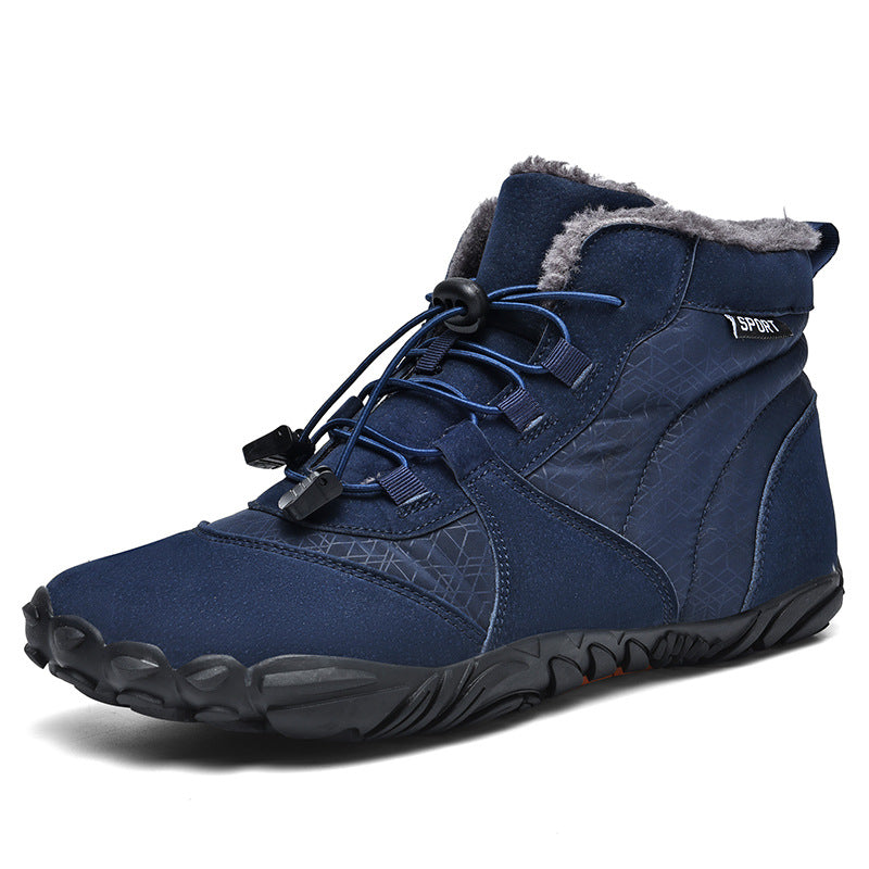 Damen Winterstiefel Wasserdicht Isolierend Sportlich Schwarz