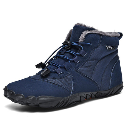 Damen Winterstiefel Wasserdicht Isolierend Sportlich Schwarz