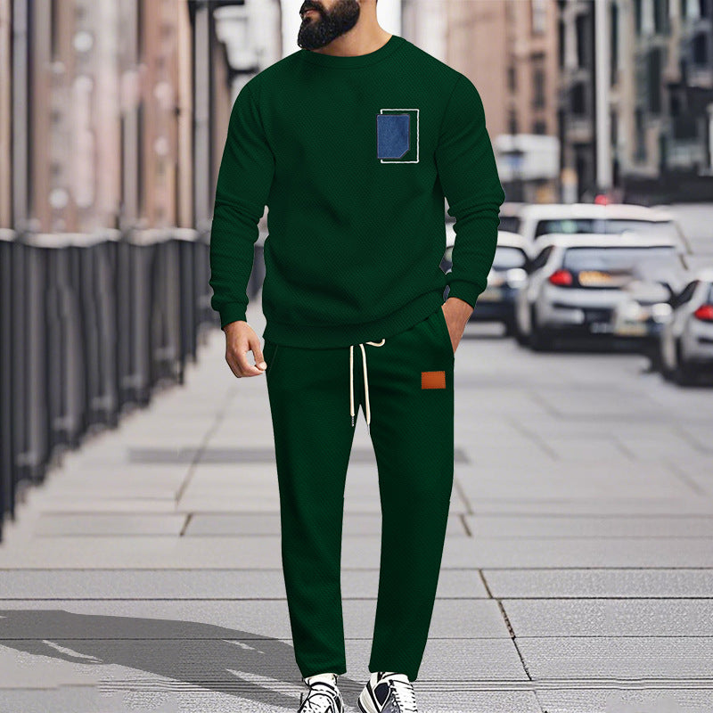Herren Freizeitanzug Bequem Modern mit Taschen
