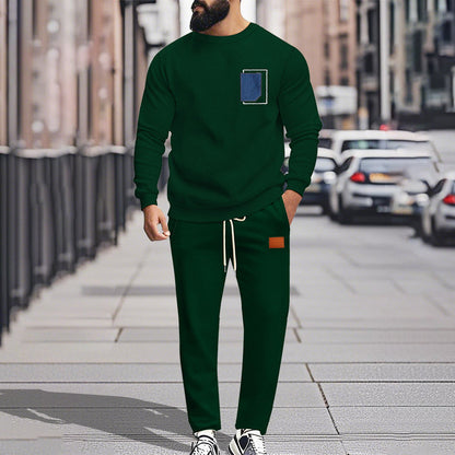 Herren Freizeitanzug Bequem Modern mit Taschen