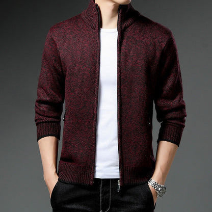 Herren Fleecejacke Warm Mit Reißverschlusstaschen - BerlinGlamour