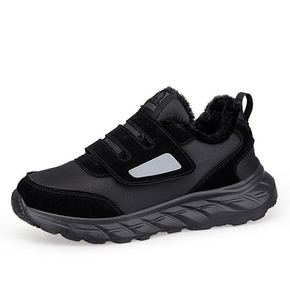 Damen Sneaker Sportlich Warm Klettverschluss